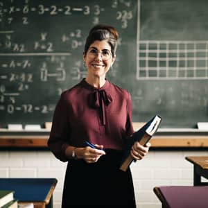 Experienced Hispanic Female Math Teacher with Enthusiasm