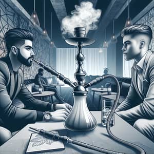 Chic Swag Room with Hookah: Stylish Ambiance and Relaxing Vibe