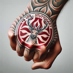 Intricately Inked VfB Stuttgart Tattoo Design