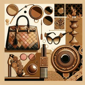 Luxury Fashion Profile Picture - Stylish Design with Earthy Tones
