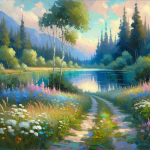 Impressionist Landscape Painting | Nature's Essence