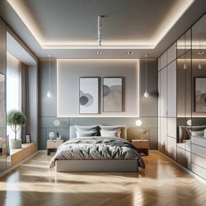 Modern Style 15 Sqm Bedroom Design | Sleek Furniture & Natural Light