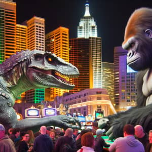 Godzilla & King Kong Casino Showdown in New York City