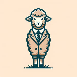 Sophisticated Lamb Logo | Preppy Style Design