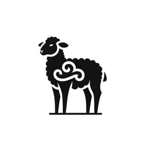 Minimalist Lamb Logo | Classic Fashion Brand Design