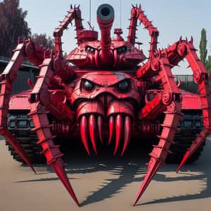 Red Spider Tank - Unique and Menacing War Machine