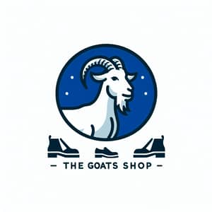 The Goats Shop Logo Design | Creative Shoe Store Branding