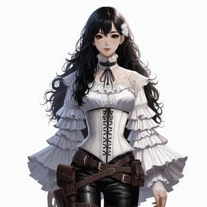 Middle-Eastern Female Vampire Hunter in High Fantasy Setting