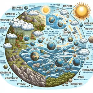 Earth Spheres Relationships: Cycles of Matter, Energy & Celestial Movements