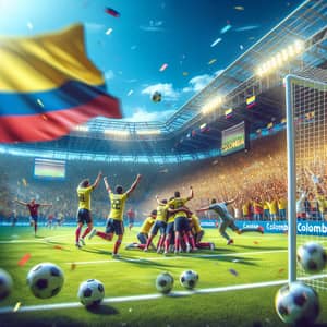 Colombia Wins World Cup: Exciting Soccer Match Celebration