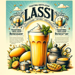 Traditional South Asian Refreshment: Exquisite Lassi Banner