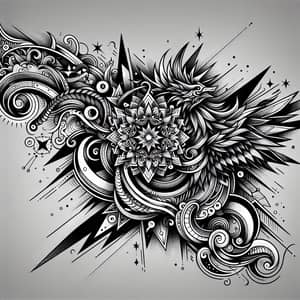 Unique Tattoo Design Ideas | Mythical Dragon & Mandala Theme
