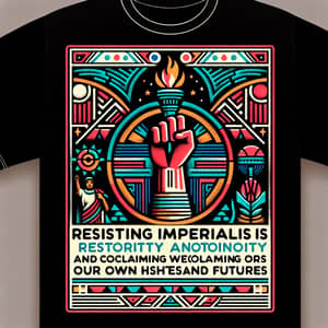 Resistance Symbols T-Shirt: Dignity vs Imperialism