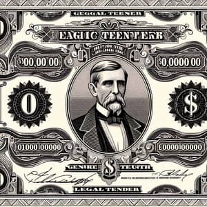 Intricate Banknote Design Featuring Public Figure Image