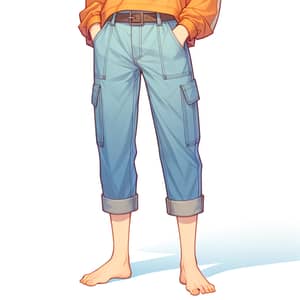 Female Character with Orange Hair | Casual Outfit