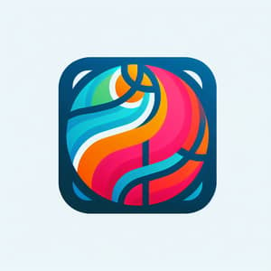 Modern Website Logo Design in Vibrant Colors