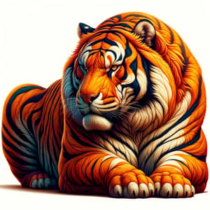 Majestic Tiger with Vibrant Features