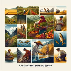 Diverse Activities in Primary Sector: Agriculture, Forestry, Fishing, Extraction