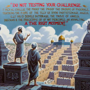 Mystery atop Jerusalem Temple: Divine Patronage Challenges