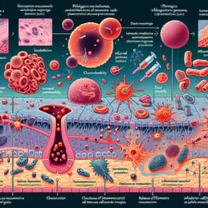 Inflammatory Processes & Phlogogenic Mechanisms Illustration