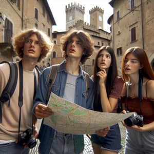 Spanish Students Exploring Rustic Italian Town | Educational Trip in Italy