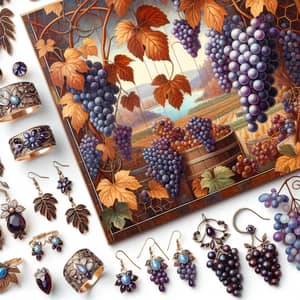 Grape Harvest Inspired Jewelry Collection | Artistic Designs
