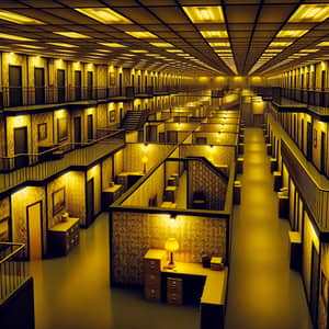 Eerie Backroom Dimension: Uncanny Maze of Yellow Rooms