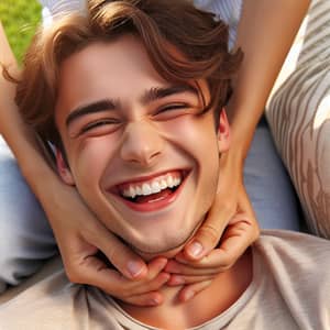 Joyful 21-Year-Old Tickled for Playful Laughter