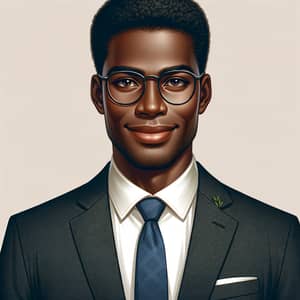 Professional African Descended Male Public Figure in Formal Suit