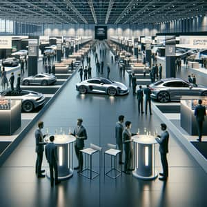 Luxury Automotive Exhibits at Exclusive Conference Center