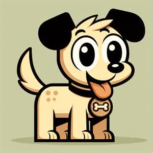 Retro Animated Dog Character for Video Games