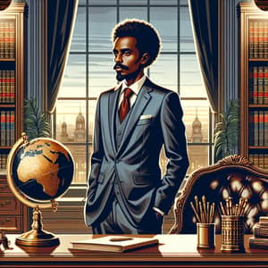 Ethiopian Government Minister in Office | Professional Portrait