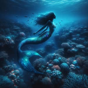 Saiya the Iridescent Mermaid in Coral Reef Dream