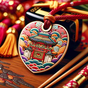 Colorful Omamori Charm - Japanese Cultural Heritage