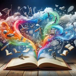 Enchanting Journey of Books: Dance, Write, Experiment, and Fly