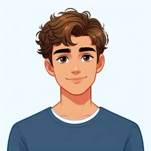 Tall Handsome Boy with Rizzed Hair | Middle-Eastern Descent
