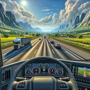 Realistic European Truck Driving Simulator Experience