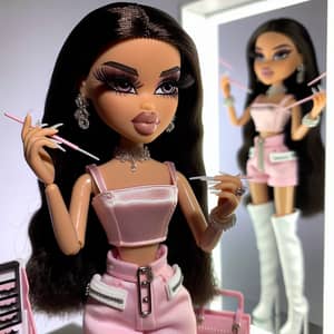 Stylish Latina Bratz Doll as Lash Stylist