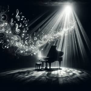 Power of Music: Grand Piano Performance on Stage