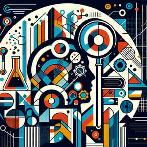 Abstract Research Vector Illustration - Striking and Colorful Design