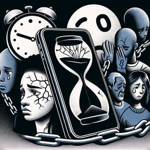 Negative Effects of Excessive Social Media Use | Symbolic Image