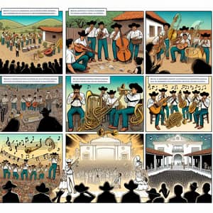 Evolution of Banda Music in Mexico: A Visual Comic Strip