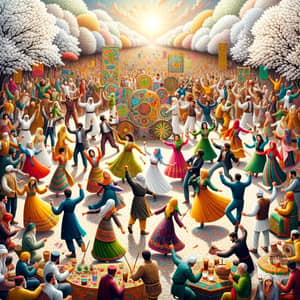 Traditional Nevruz Bayramı Celebrations - Street Festival with Unity and Abundance
