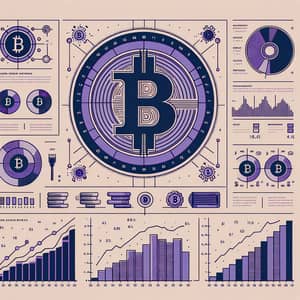 Bitcoin Price Trends: Vintage-Style Infographic