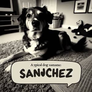 Meet Sanchez: A Canine with a Shiny Coat and Expressive Eyes