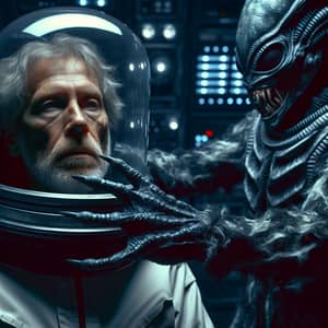Eerie Alien Transformation Scene from Ridley Scott's Classic