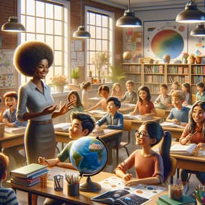 Inclusive Public Education: Multicultural Classroom Vibrance