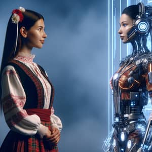 Cultural Heritage Meets Future Tech in Cyberpunk Encounter