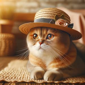 Cat with Hat - Funny Feline Fashion
