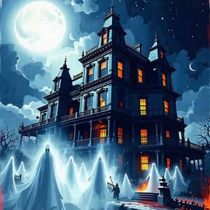 Anime-Inspired Haunted Mansion | Supernatural Horror Fantasy